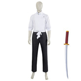 Yuta Okkotsu White Shirt Black Trousers Set Outfits Cosplay Costume