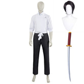 Yuta Okkotsu White Shirt Black Trousers Set Outfits Cosplay Costume