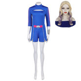 Zombies 4: Dawn of the Vampires (2025) Addison Wells Blue Shorts Set Outfits Cosplay Costume