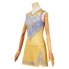 Zombies 4: Dawn of the Vampires (2025) Addison Yellow Cheerleader Set Outfits Cosplay Costume