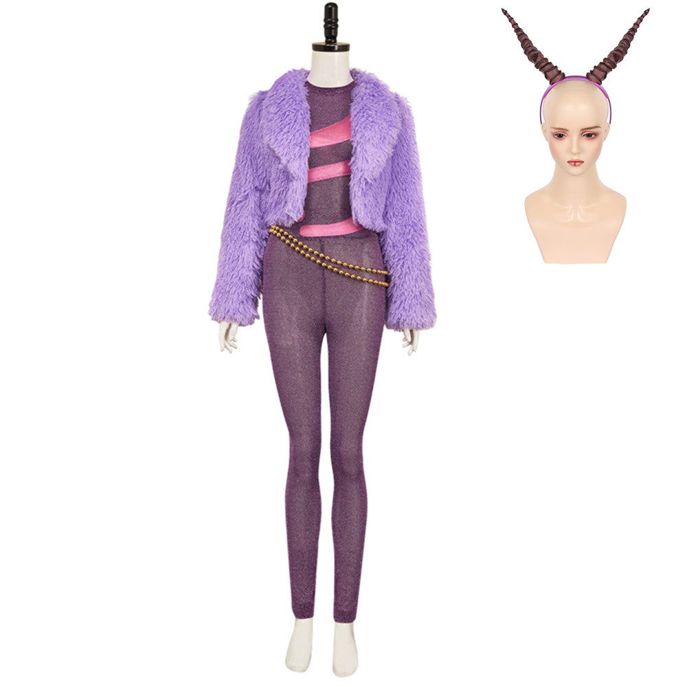 Zootopia 2 (2025) Gazelle Purple Jacket Jumpsuit Set Outfits Cosplay Costume