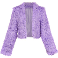 Zootopia 2 (2025) Gazelle Purple Plush Coat Jacket Outfits Cosplay Costume