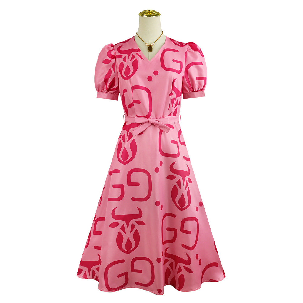 Zootopia 2 (2025) Judith Pink Dress Set Outfits Cosplay Costume Carnival Suit