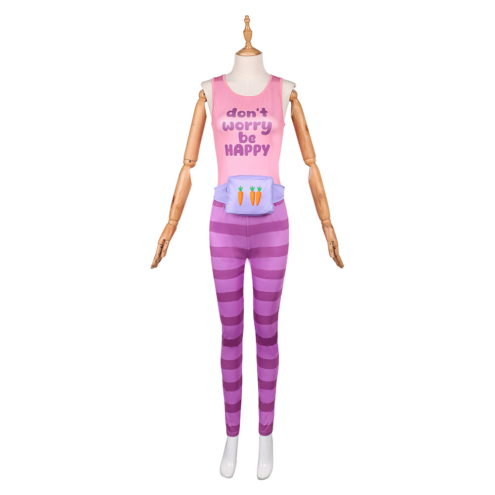 Zootopia 2 (2025) Judy Hopps Pink Vest Trousers Set Outfits Cosplay Costume