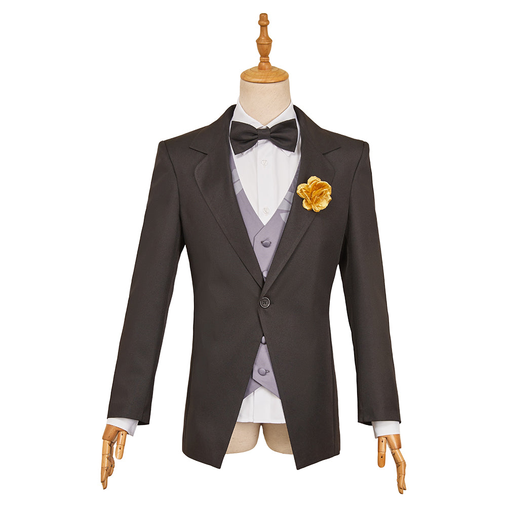 Zootopia 2 (2025) Nick Wilde Black Suit Top Set Outfits Cosplay Costume