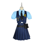 Zootopia Judy Hopps Police Blue Skirt Set Outfits Cosplay Costume Carnival Suit