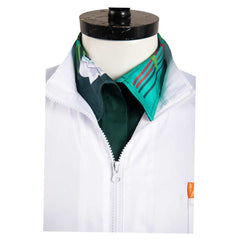 Movie Back To The Future Doc Brown Lab Coat Jumpsuit Outfits Cosplay Costume Suit