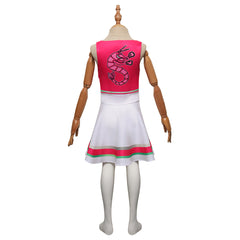 Kids Girls Movie Zombies 3 Addison Wells Cosplay Costume Cheerleading Dress Outfits Halloween Carnival Suit