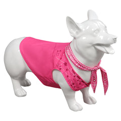 Movie Barbie 2023 Margot Robbie Dog Pet Clothes Outfits Cosplay Costume Halloween Carnival Suit