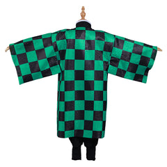 Kids Outfit Tanjirou Halloween Carnival Suit Cosplay Costume