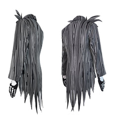 Movie The Nightmare Before Christmas Jack Skellington Outfits Tailcoat Cosplay Costume Halloween Carnival Suit