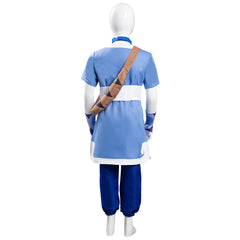 Kids Children Avatar: The Last Airbender Katara Blue Cosplay Costume Halloween Carnival Suit