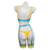 Game Street Fighter Chun-Li Sexy Lace Lingerie Outfits Cosplay Costume Halloween Carnival Suit