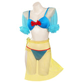 Snow White Swimsuit Cosplay Costume Three-Piece Swimwear Outfits Halloween Carnival Suit