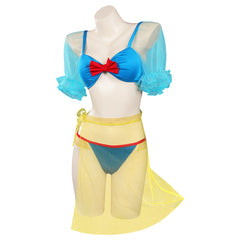 Snow White Swimsuit Cosplay Costume Three-Piece Swimwear Outfits Halloween Carnival Suit