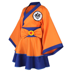 Dragon Ball Z Goku Genderbend Lolita Skirt Cosplay Costume Halloween Suit
