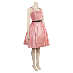Movie Barbie 2023 Sasha Pink Dress Outfits Cosplay Costume Suit