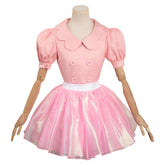 2023 Barbie Margot Robbie Barbie Pink Yarn TuTu Skirt Outfits Cosplay Costume Halloween Carnival Suit