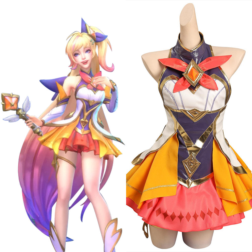 League of Legends Seraphine Star Guardian Cosplay Costume Dress Outfits Halloween Carnival Suit