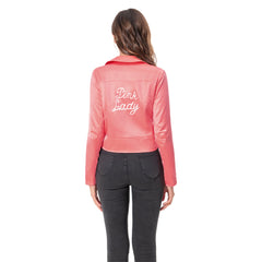 1970S Pink Lady Cosplay Costume Motorcycle Jacket Coat Outfits Halloween Carnival Suit