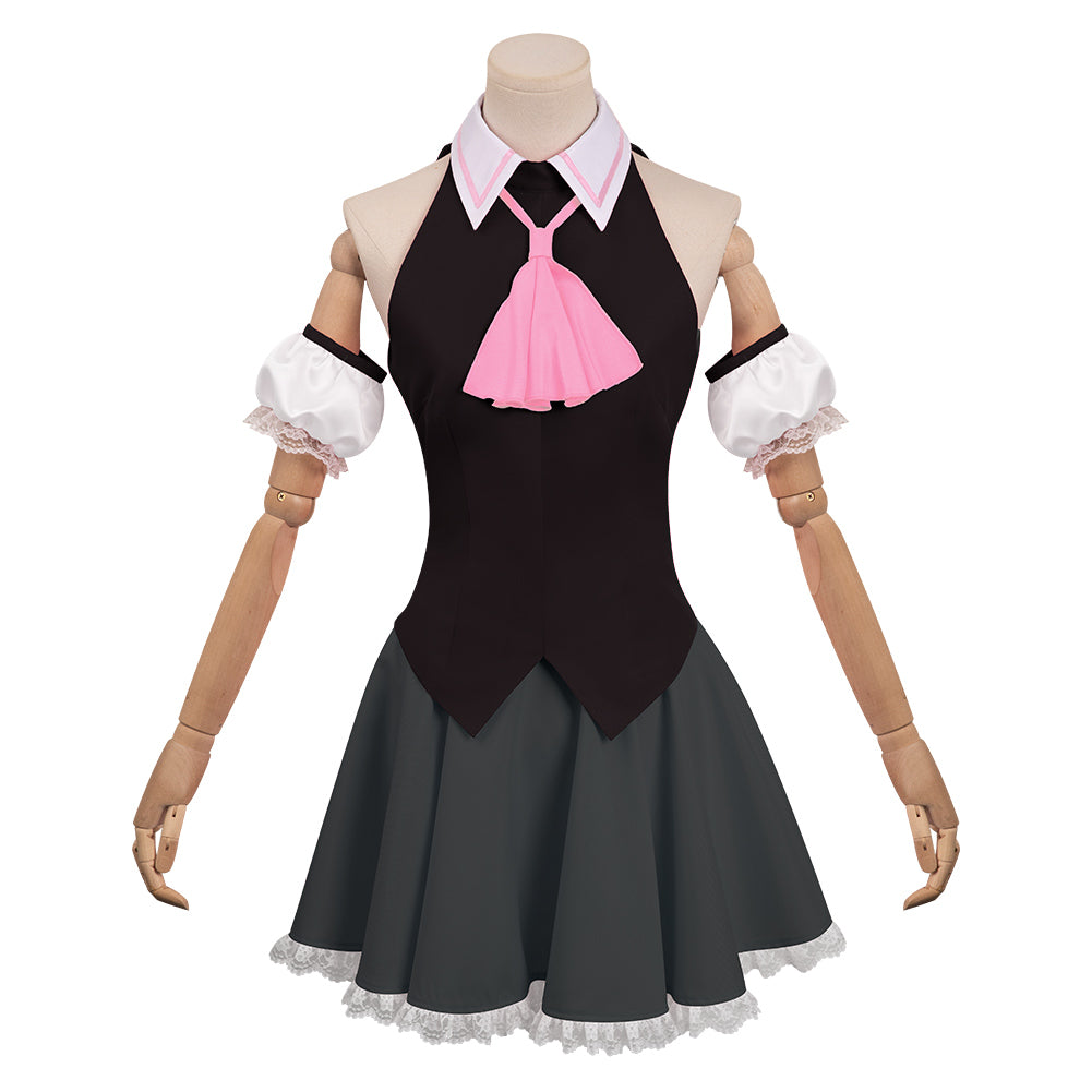 Anime Oshi no Ko Hoshino Ai Black Dress Outfits Cosplay Costume Halloween Carnival Suit