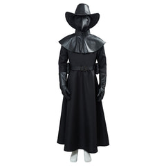 Kids Children Plague Doctor Outfit Cosplay Costume Halloween Carnival Suit