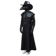 Kids Children Plague Doctor Outfit Cosplay Costume Halloween Carnival Suit