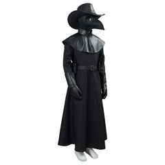 Kids Children Plague Doctor Outfit Cosplay Costume Halloween Carnival Suit