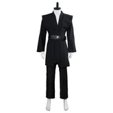 Movie Star Wars Kenobi Jedi TUNIC Black Version No Cloak Cosplay Costume Halloween Suit