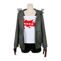 Persona 5 Sakura Futaba Green Set Outfits Cosplay Costume Halloween Carnival Suit