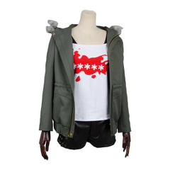 Persona 5 Sakura Futaba Green Set Outfits Cosplay Costume Halloween Carnival Suit
