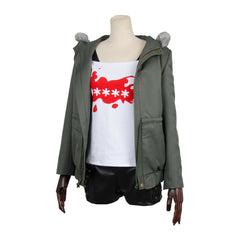 Persona 5 Sakura Futaba Green Set Outfits Cosplay Costume Halloween Carnival Suit