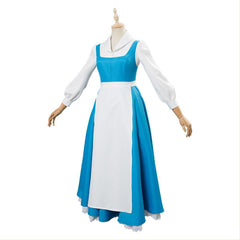 Movie Beauty and the Beast Princess Belle Cosplay Costume 成功