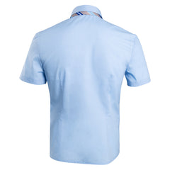 FREE GUY - Guy Cosplay Costume Blue T-Shirt Halloween Carnival Suit