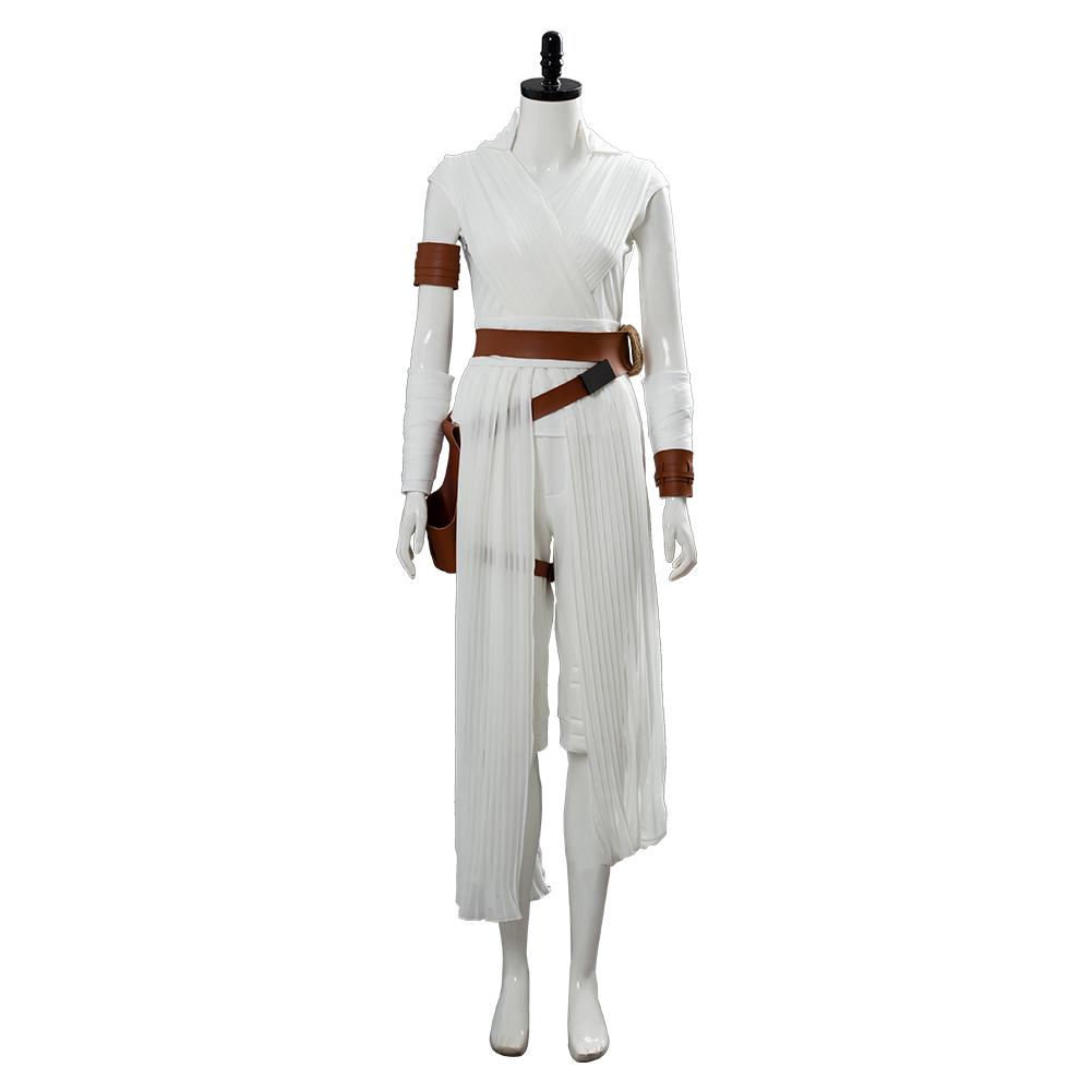 Movie The Rise of Skywalker Rey Cosplay Costume Halloween Carnival Suit