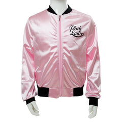 Kids Girls Grease Pink Ladies Silks and Satins Jacket Coat Outfits Cosplay Costume