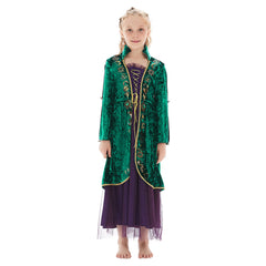 Kids Hocus Pocus- Winifred Sanderson Cosplay Costume Outfits Halloween Carnival Suit