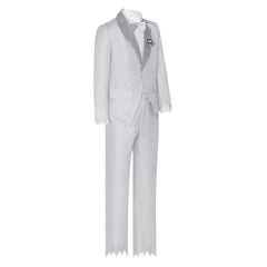 Movie Corpse Bride Victor White Uniform Set Outfits Cosplay Costume Halloween Carnival Suit