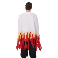 Anime Adult Cloak Coat Rengoku Kyoujurou Halloween Carnival Suit Cosplay Costume