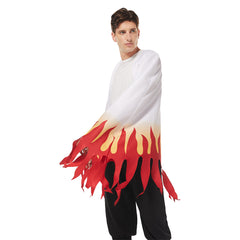 Anime Adult Cloak Coat Rengoku Kyoujurou Halloween Carnival Suit Cosplay Costume