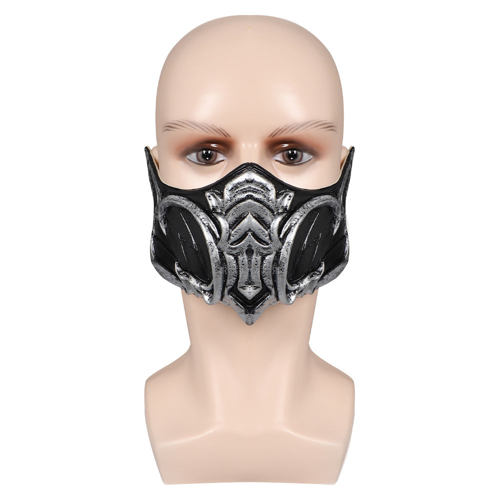Game Mortal Kombat Sub-Zero Cosplay Latex Masks Helmet Halloween Props