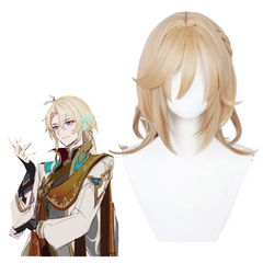Genshin Impact Kaveh Cosplay Wig Heat Resistant Synthetic Hair Carnival Halloween Party Props