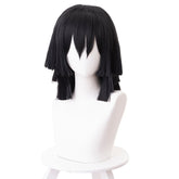 Iguro Obanai Cosplay Wig Cosplay Accessories Halloween Carnival Props