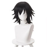 Giyuu Tomioka Black Wig Cosplay Accessories Halloween Carnival Props