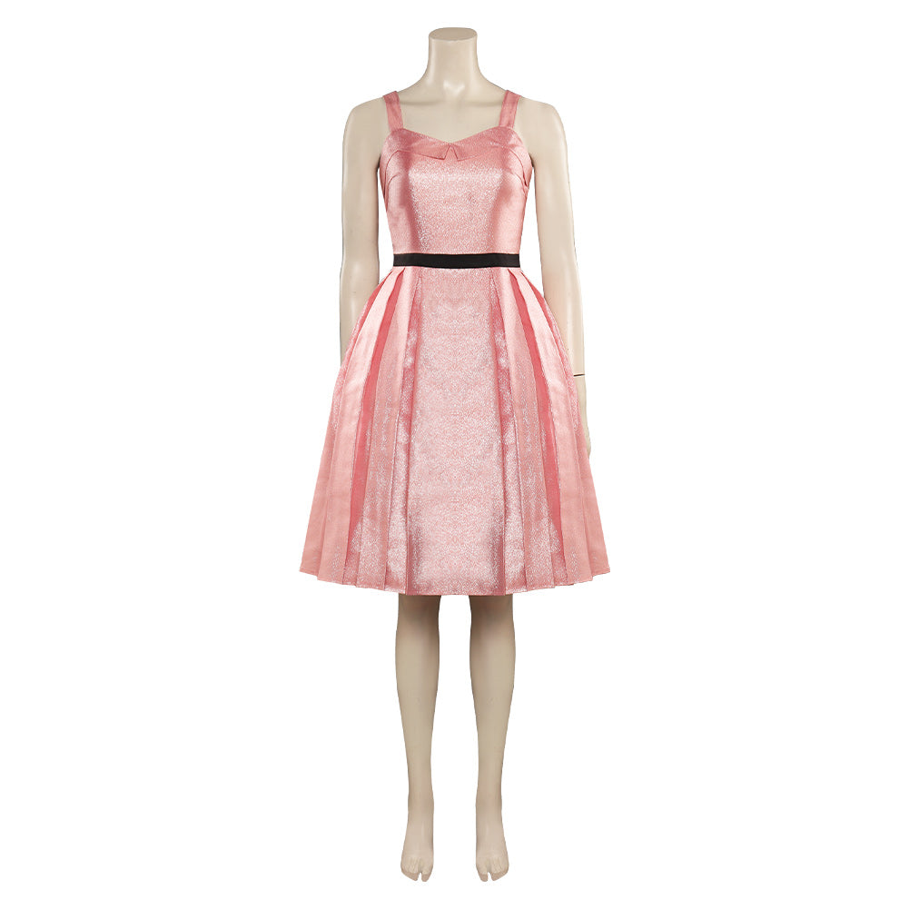 Movie Barbie 2023 Sasha Pink Dress Outfits Cosplay Costume Suit