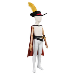 Kids Children Movie Puss In Boots: The Last Wish Cosplay Costume Puss in Boots Outfits Set Suit