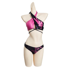 Arcane LoL Jinx Cosplay Costume Swimwear Outfits Halloween Carnival Suit