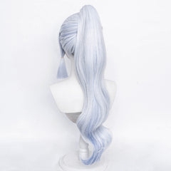 Genshin Impact Kamisato Ayaka Cosplay Wig Heat Resistant Synthetic Hair Carnival Halloween Party Props
