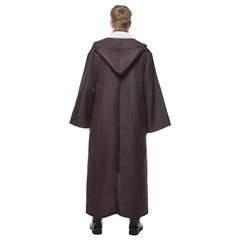 Movie Star Wars Kenobi Jedi TUNIC White Cosplay Costume Halloween Carnival Suit