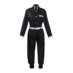 Adult Tanjirou Green Kimono Outfit Set Cosplay Costume Halloween Suit